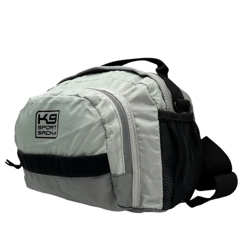 K9 Sport Sack Kompanion Shoulder Hip Dog Walking Supply Pack Glacier Gray Black